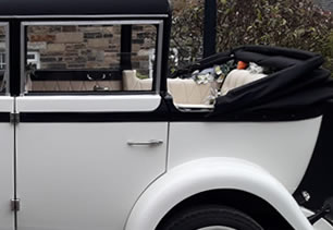 Wedding car at Bolton Town Hall