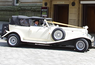 Wedding car in Bury, Greater Manchester