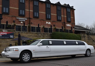 School prom limo in Chorley, Lancashire